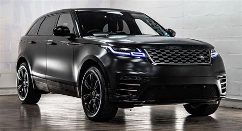 Murdered Out Satin Black 2021 Range Rover Velar