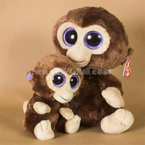 Lovely TY Collection Baby Monkey Plush Toy Small Charms Stuffed Animal Plush Doll Toys 15cm/5 ...