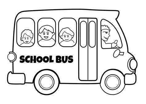 Livre de coloriage sur les bus scolaires à imprimer et à mettre en ligne