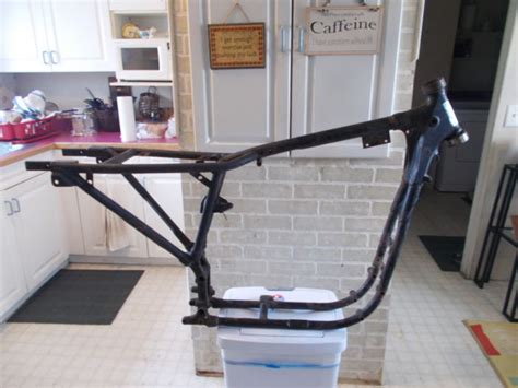 Ironhead Sportster frame with clear title NO RESERVE