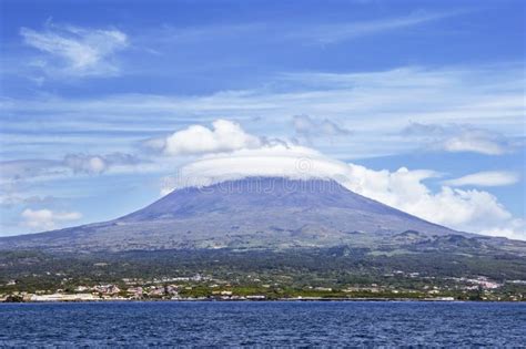 Pico Volcano View From The Sea, Pico Island, Azore Stock Image - Image of tourism, azores: 6660241