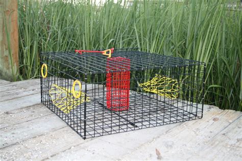 Crab Trap – Small 2-Hole – Black | Dale's Crab Traps