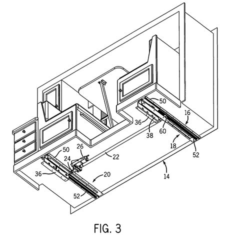 Patent US7229123 - Camper slide-out system - Google Patents