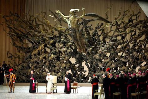 The Resurrection, #sculpture by Pericle Fazzini, in the Paul VI Audience Hall in Rome #Vatican # ...