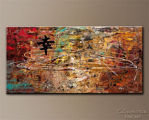 ORIGINAL Modern JAPANESE Abstract Painting. Contemporary Japan Art by CGUEDEZ. | eBay