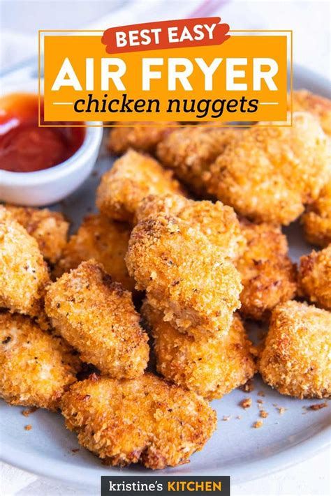 Easy Air Fryer Chicken Nuggets | Chicken nugget recipes, Air fryer ...