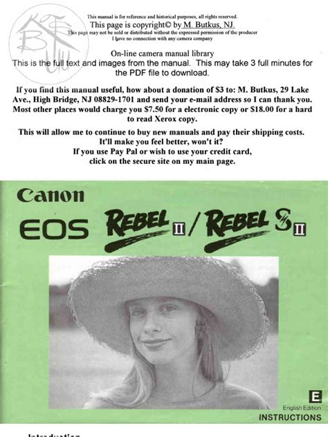 Canon - Eos - Rebel - II - Iis Manual | PDF