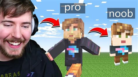 Mini MrBeast Minecraft Skin - Small Minecraft Statue - Statue Tutorial - YouTube