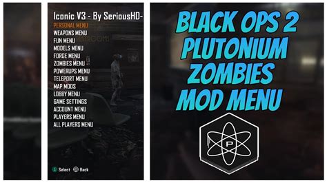 Zombies Mod Menu - Black Ops 2 Plutonium - YouTube