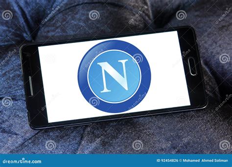 Napoli football club logo editorial photo. Image of games - 92454826