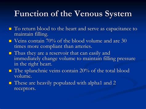 PPT - Venous Function PowerPoint Presentation, free download - ID:6735131