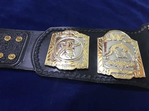 WWF WORLD TAG TEAM DUAL PLATED 24K GOLD Zinc Championship Belt | Zees Belts