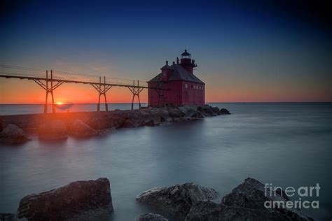 Sturgeon Bay Lighthouse Photograph by Randy Kostichka - Pixels