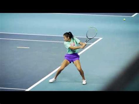 Emma Raducanu training at the National Tennis Centre, UK | Tennis ...