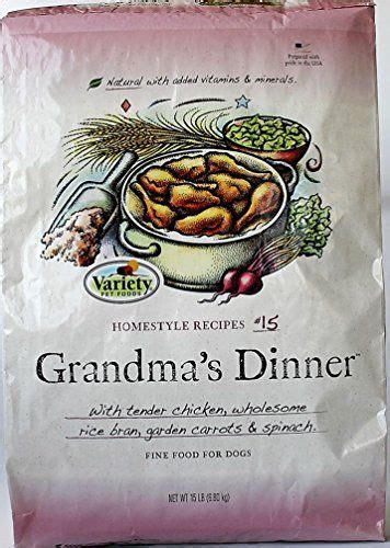 Homestyle Recipes, Grandma'S Dinner With Chicken, 15-Pound Bag, Natural Dog Kibble | Dog food ...