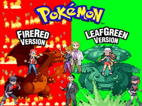 Pokemon FireRed and LeafGreen by AceN132 on DeviantArt