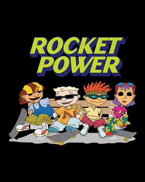 Rocket Power Characters Group Digital Art by Sue Mei Koh