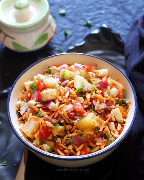 Puffed Rice Salad Recipe - Indian Recipes - Blogexplore