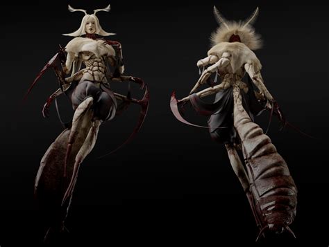 ArtStation - Humanoid Insect Hybrid