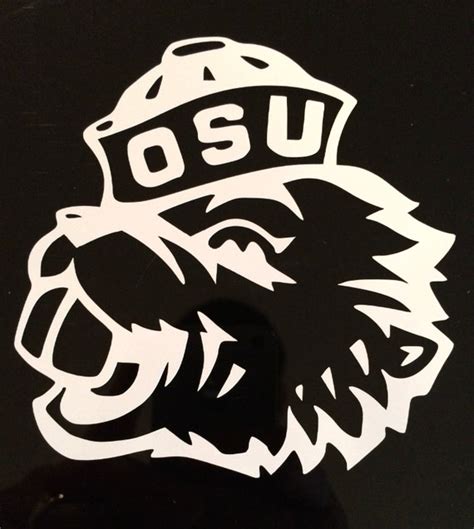 Oregon State Benny Beaver Decal 4x4 - Etsy