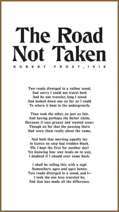 Robert Frost’s “The Road Not Taken” | by Heidi Duncan | Medium