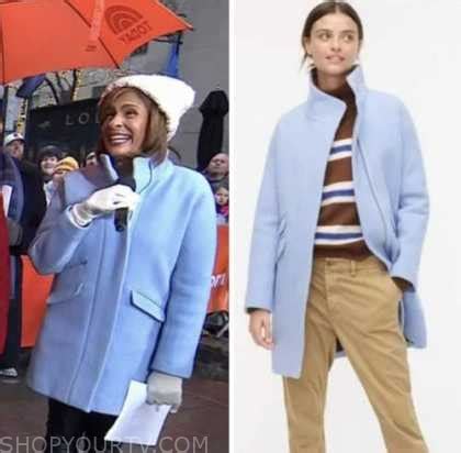 The Today Show: March 2023 Hoda Kotb's Light Blue Coat | Shop Your TV