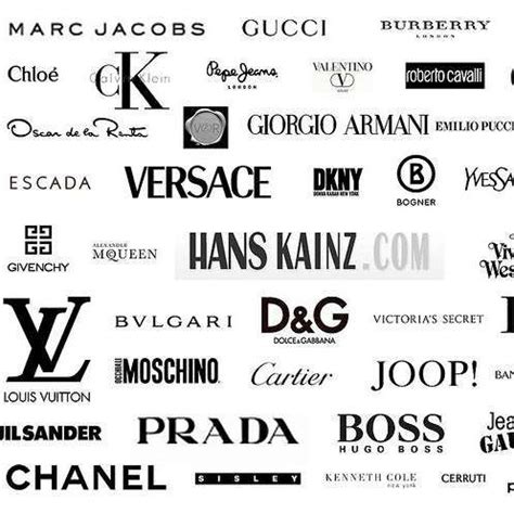 American Fashion Logos And Names