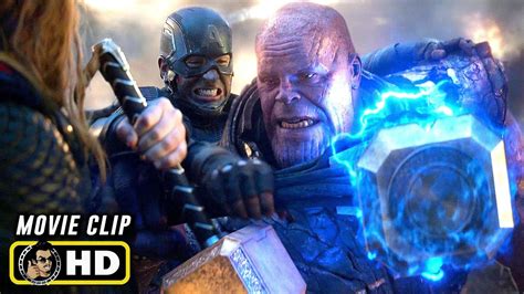 AVENGERS: ENDGAME (2019) Thanos Vs. Captain America & Thor [HD] IMAX Clip - YouTube