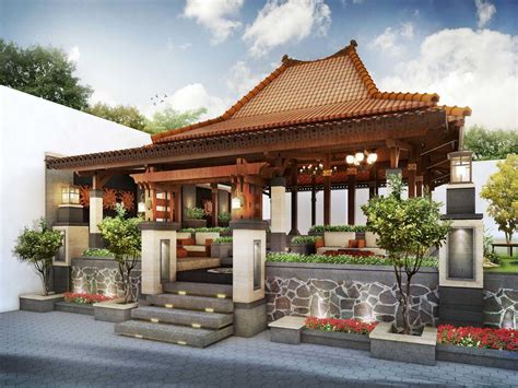 Photo Front-View-1 Chinese Joglo House 3 desain arsitek oleh Hendra Budi Architect - ARSITAG
