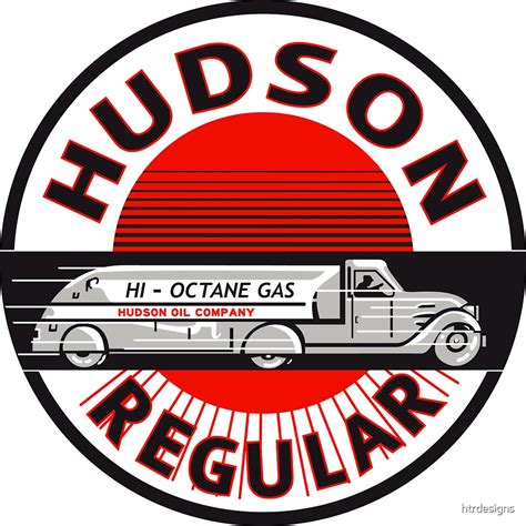 "Hudson Gasoline vintage sign" by htrdesigns | Redbubble