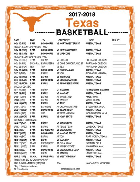 Texas Tech Basketball Schedule 2024-23 - kym letitia