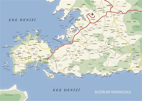 Bodrum Map
