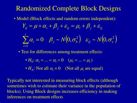 PPT - Randomized Block Design PowerPoint Presentation, free download - ID:593819