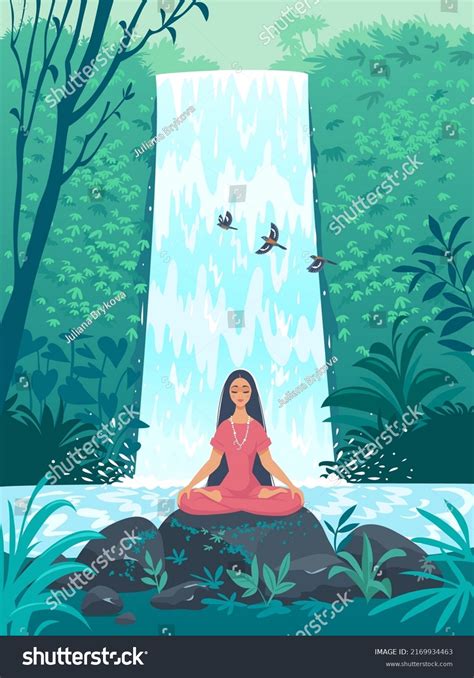 1,260 Yoga Waterfall View Images, Stock Photos & Vectors | Shutterstock