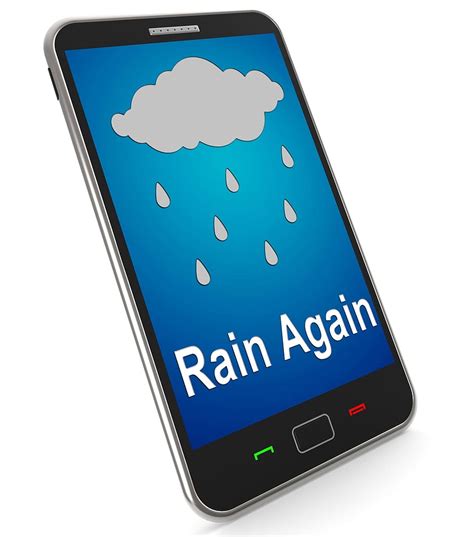 rain, mobile, showing, wet, miserable, weather, Rain again, cellphone | Piqsels