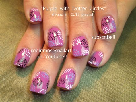 Nail Art by Robin Moses: No water marble Flower Nail Art, Marble Flower Nail art, pink and ...