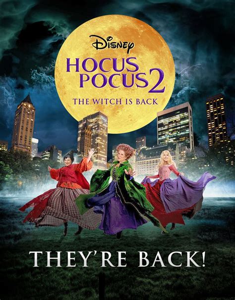 HOCUS POCUS 2: THE WITCH IS BACK | Hocus pocus movie, Best halloween movies, Hocus pocus 2