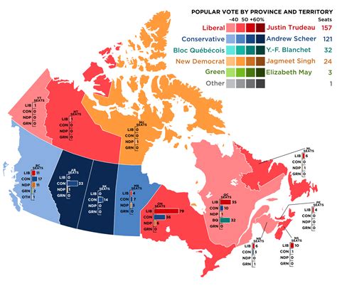 2015 Canadian Election Map - Canada Federal Election Results Map