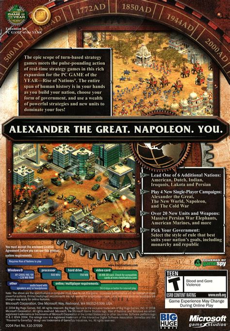 Rise of Nations: Thrones and Patriots : Big Huge Games : Free Download ...