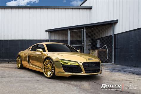 Audi R8 Gold Chrome