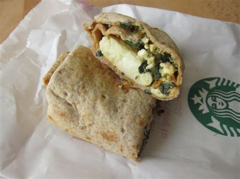 Review: Starbucks - Spinach & Feta Breakfast Wrap | Brand Eating