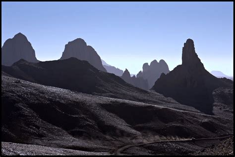 hoggar, Tassili, Algeria, Mountains, Desert