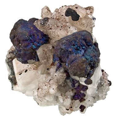 Bornite: A mineral, an ore of copper, often called "peacock ore"