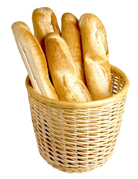 French Bread in Basket PNG Image | Pão recheado, Cestinha de pão, Ovo de pascoa