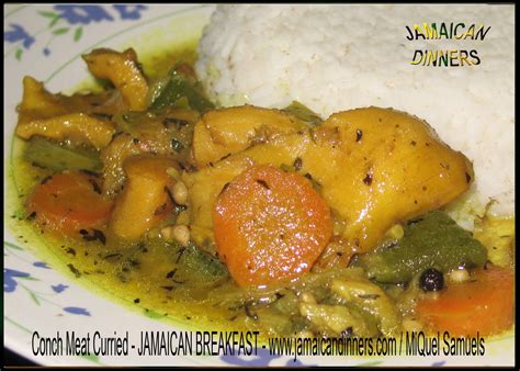 CURRIED CONCH MEAT recipe | Conch recipes, Curry conch recipe, Jamaican dishes