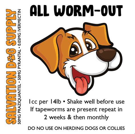 ALL WORM-OUT_120ml | Salvation Dog Supply