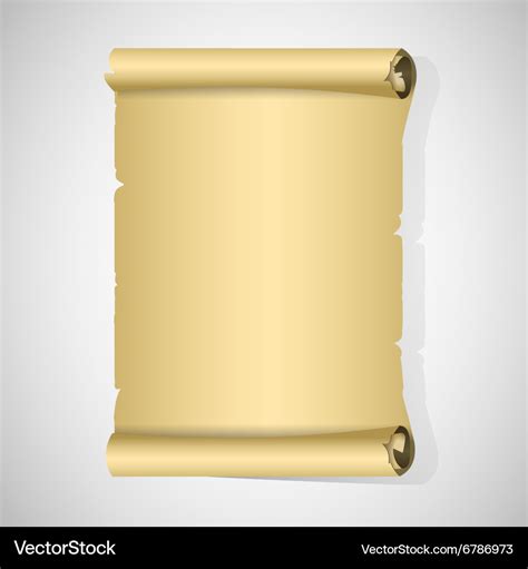 Old paper roll Royalty Free Vector Image - VectorStock