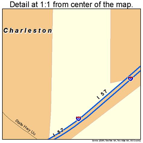 Charleston Missouri Street Map 2913366