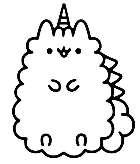 Pusheen Coloring Pages. Print Them Online for Free!