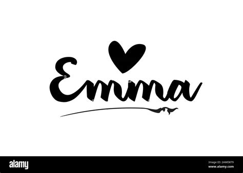 Black emma vector vectors hi-res stock photography and images - Alamy